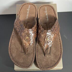 Easy Spirit Women's Brodie Tan Sandals Size 10